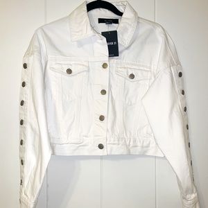 White denim jacket